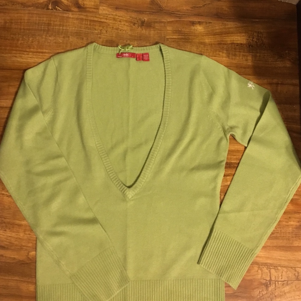 COPY - edc by Espirit green sweater
